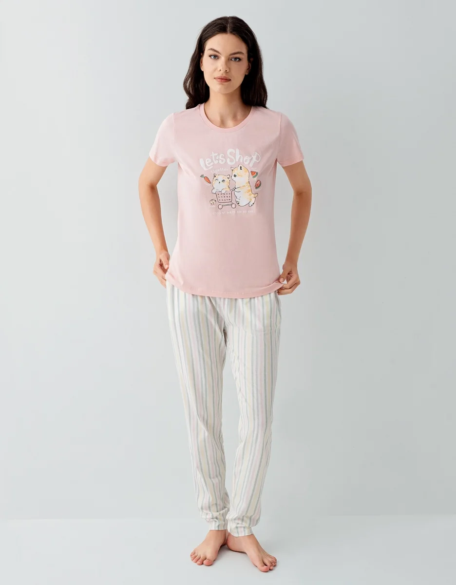 Arnetta 3571-s Kısa Kol Pijama Takımı