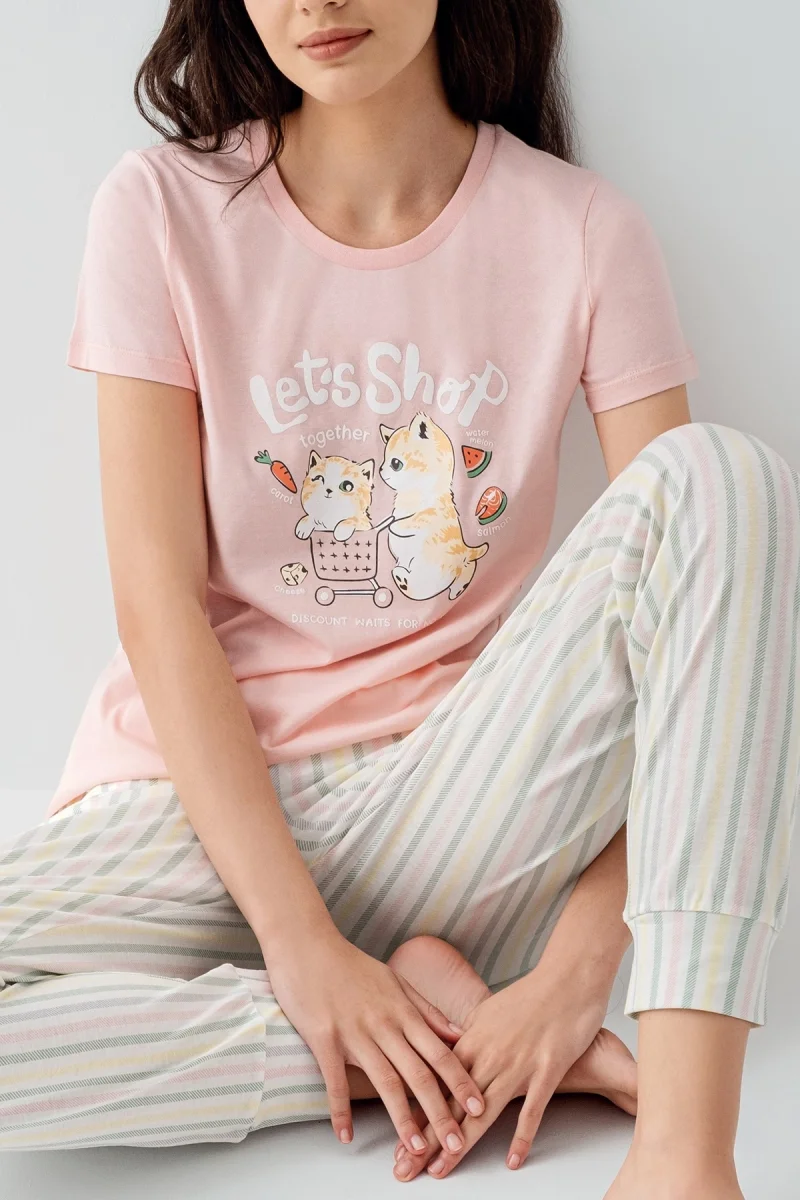 Arnetta 3571-s Kısa Kol Pijama Takımı