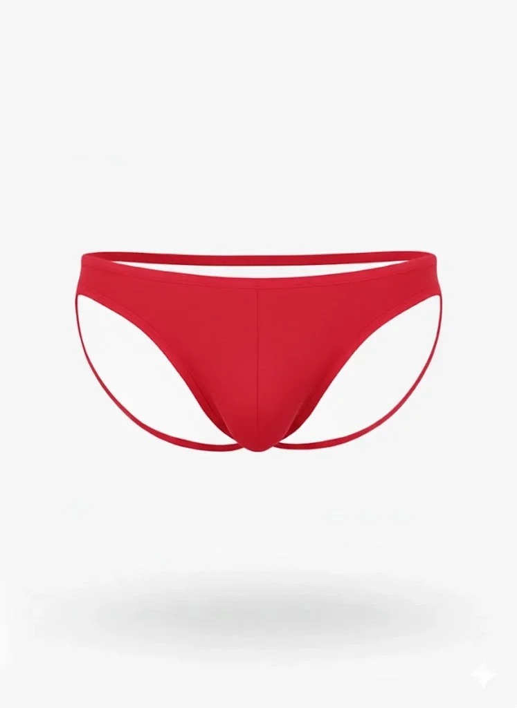 Fantezi Arkası Açık Seksi 2'li Erkek Külot