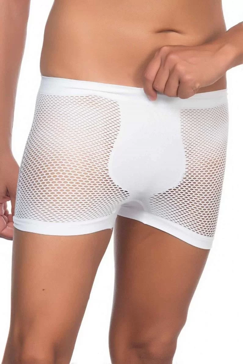 Beyaz Mı Emay 2106 Fileli Soft Erkek Boxer