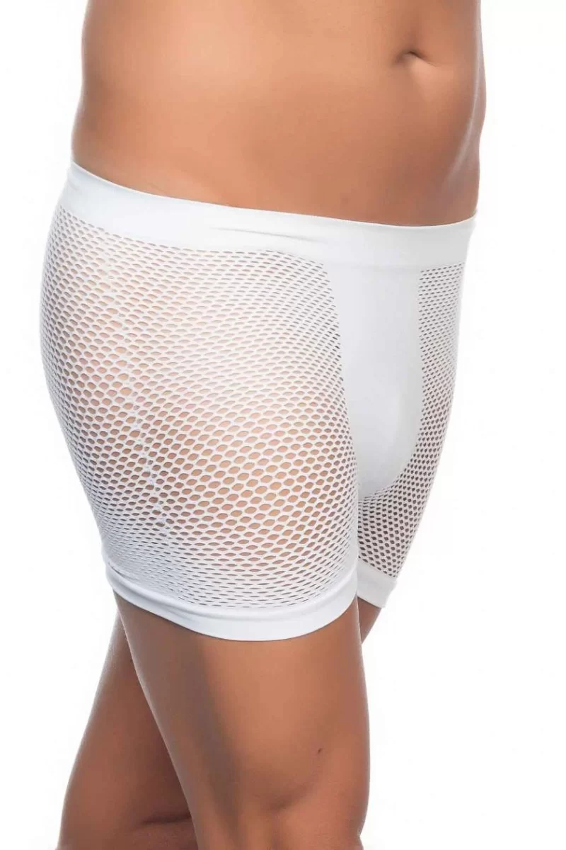 Beyaz Mı Emay 2106 Fileli Soft Erkek Boxer