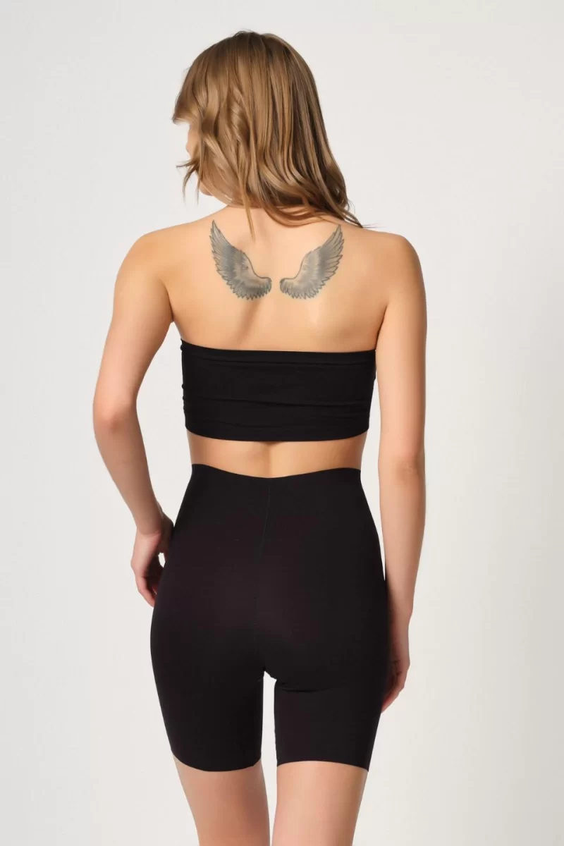 Siyah Mı Emay 2707 Lazer Yüksek Bel Paçalı Hayalet Korse