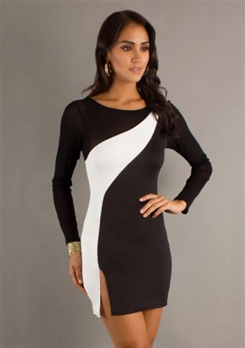 En2308111 Yırbrfaçlı Parçalı Elbise