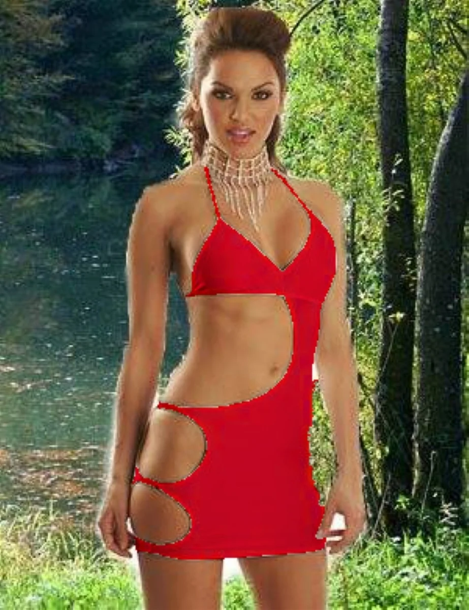 B060785 Dekolteli Seksi Elbise