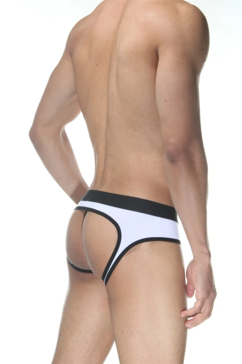 Beyaz Jockstrap Erkek  İç Giyim