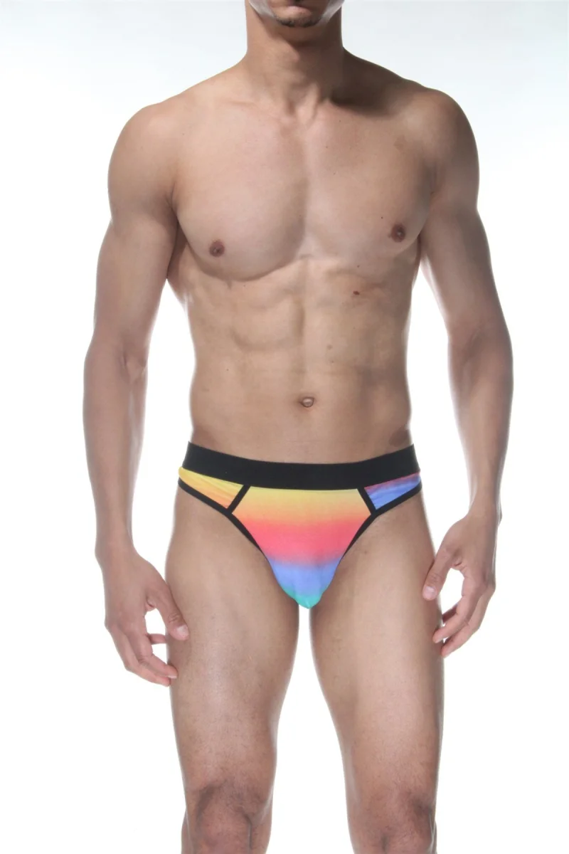 Gökkuşağı Erkek  Tanga Kulot