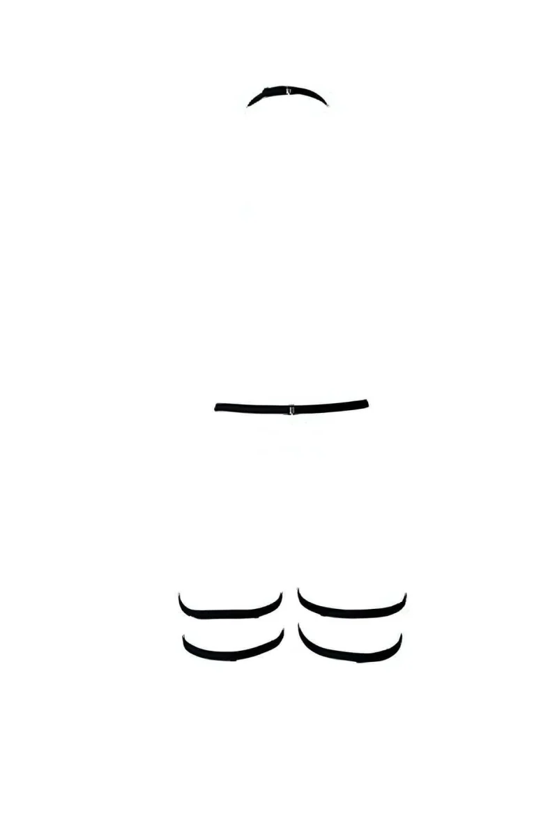 Bel - Boyun Ve Bacaktan Bağlamalı Harness Jartiyer - Brf150