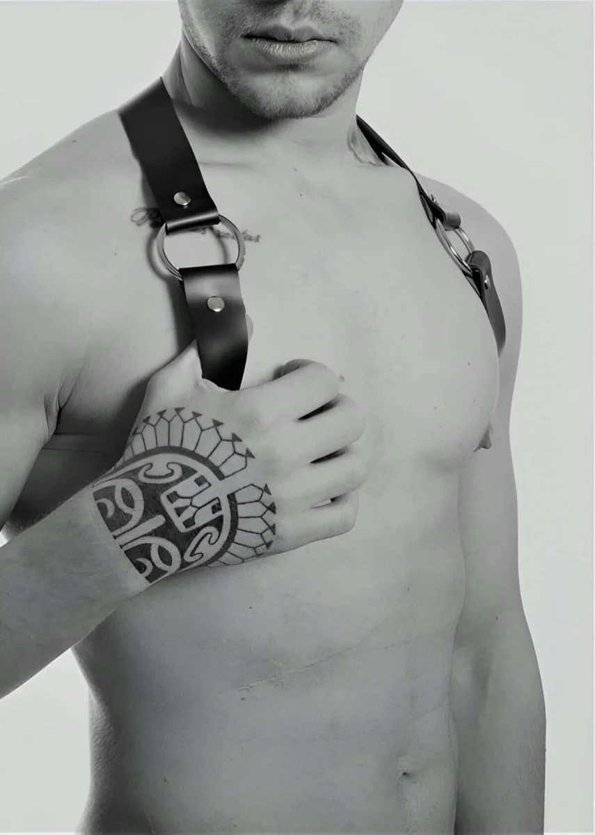 Erkek  Deri Omuz Harness - Brfm33