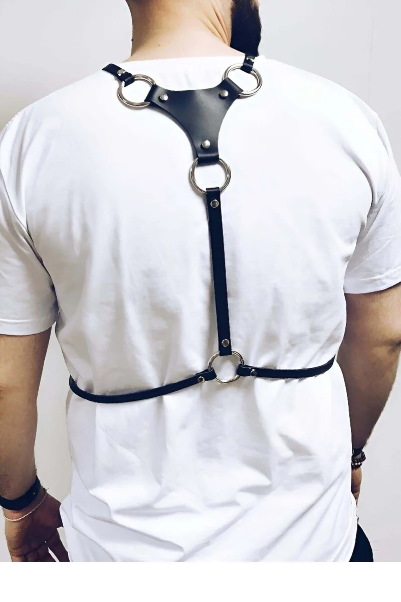 Göğüs Üç.gen Detaylı Erkek  Erotik Giyim - Brfm28