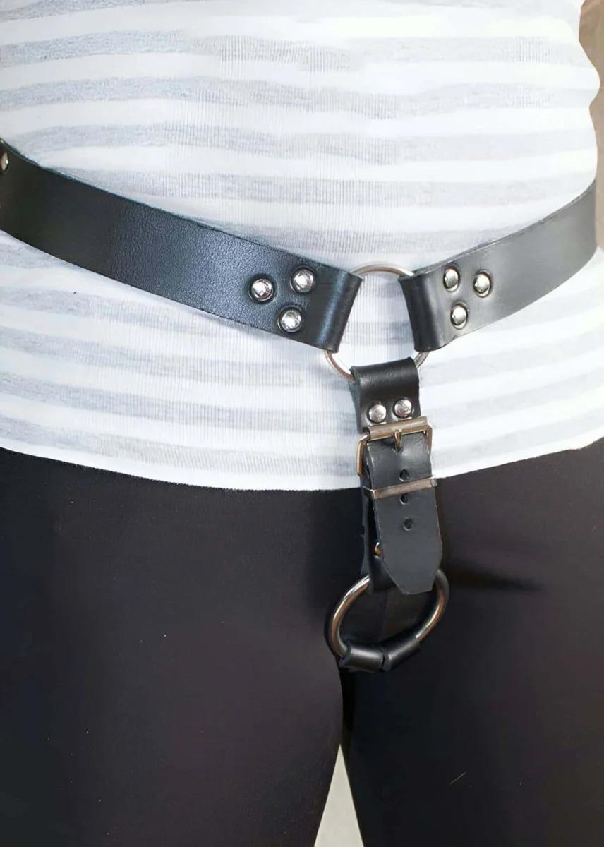 Erkek  Özel Bölge Deri Harness - Brfm25