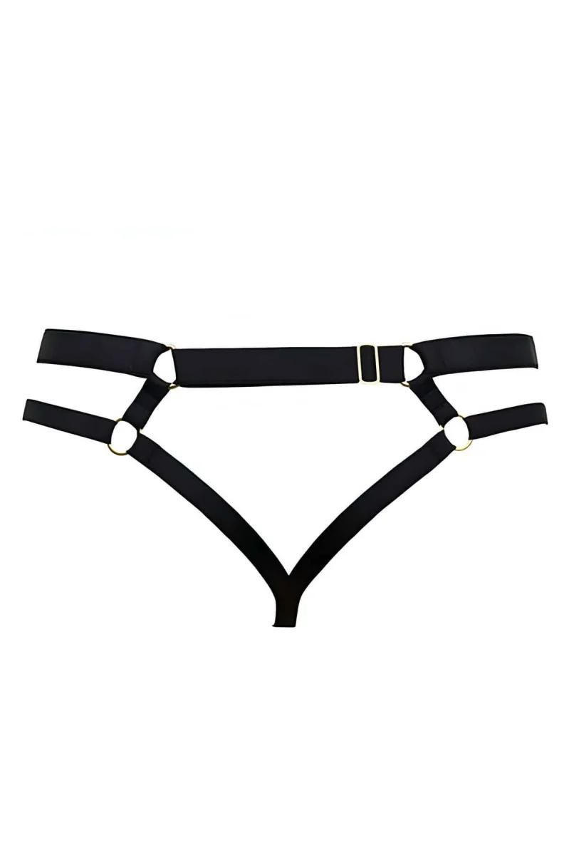 Özel Bölgesi Açık Seksi Harness String - Brf354