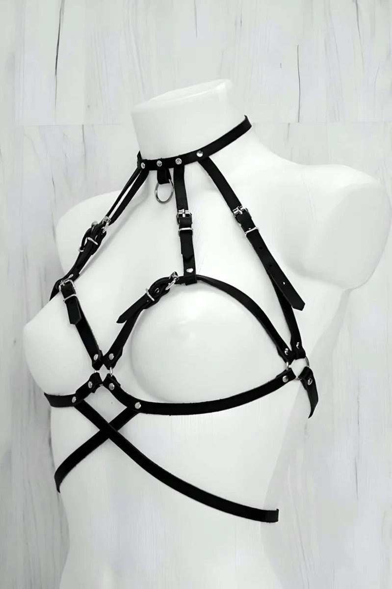 Seksi Giyim Deri Harness - Brf330