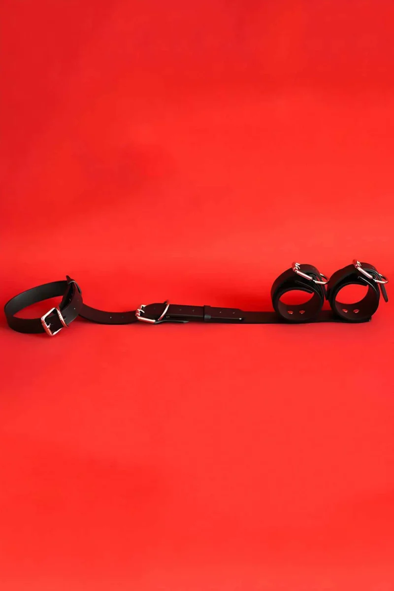 Bilekleri Bağlamalı Seksi Tasma Set - Brf327