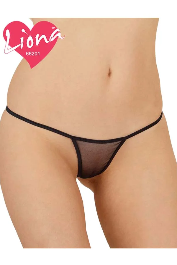 Transparan Büyük Beden G-string