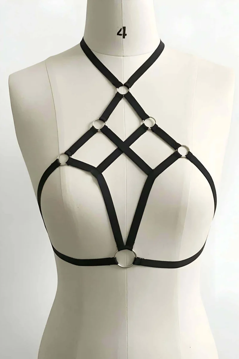 Göğüs Kafesli Seksi Harness
