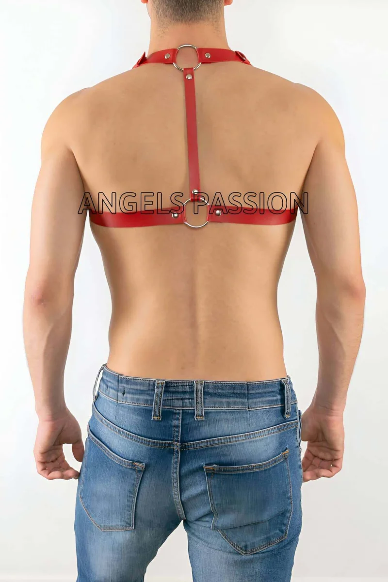 Göğüs Üzeri Deri Erkek  Harness Modelleri - Brfm16