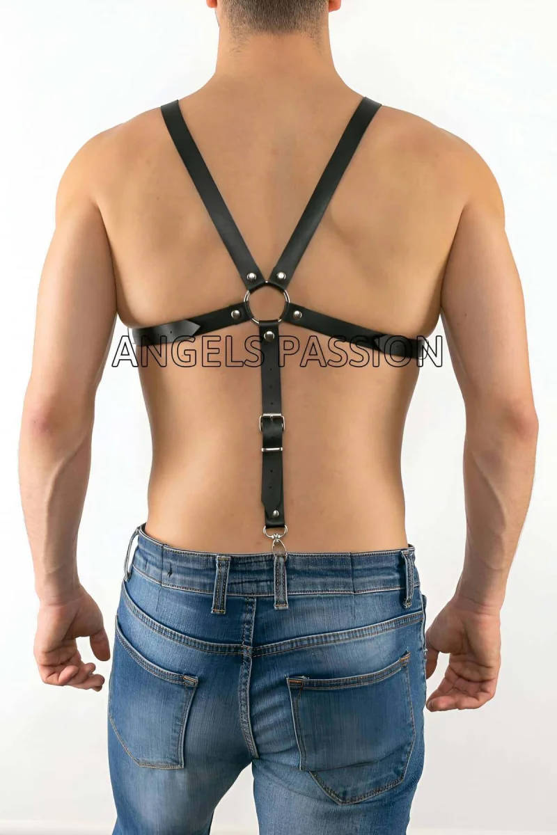 Deri Erkek  Fantazi Giyim - Gay Deri İç Giyim - Erotik Erkek  İç Giyim - Brfm12