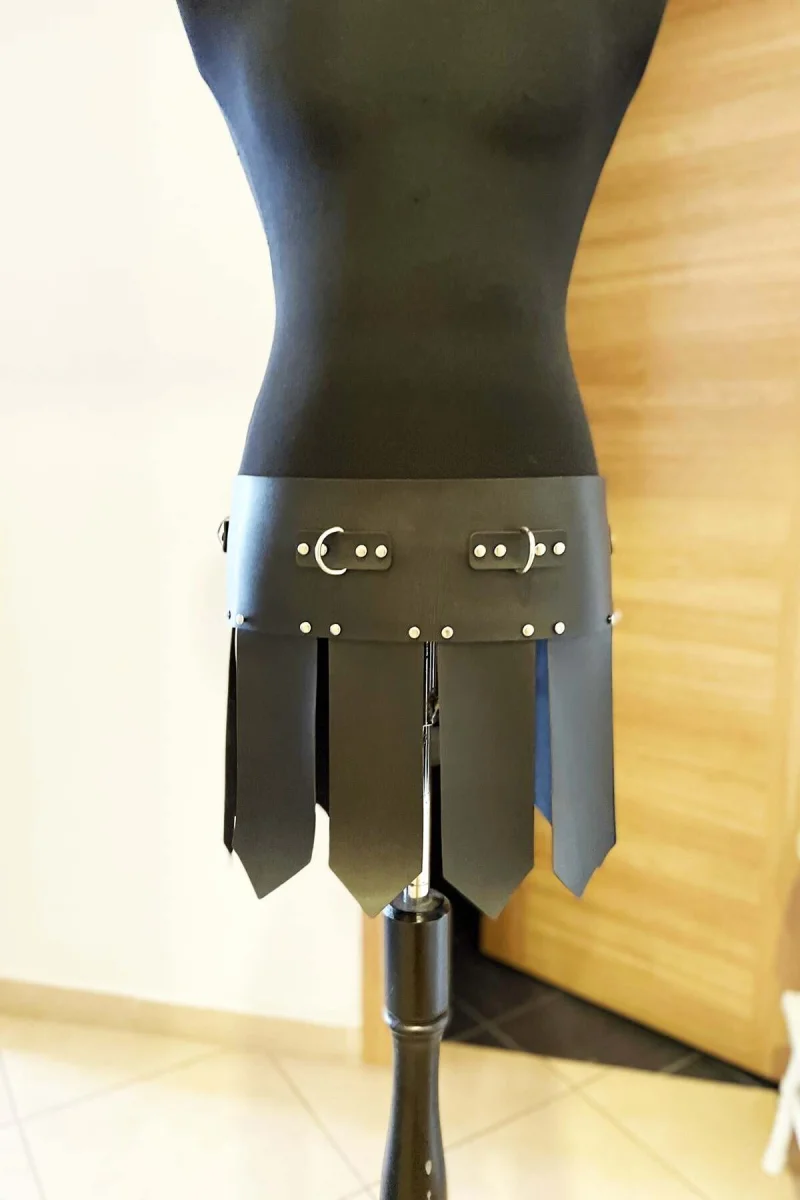 Erkek  Gladyatör Deri Etek - Brfm82