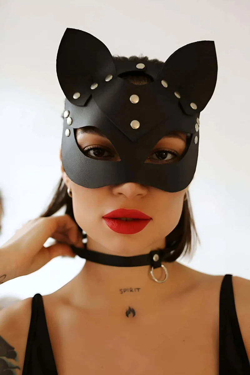 Seksi Maske Ve Choker-tasma Takım - Brf784