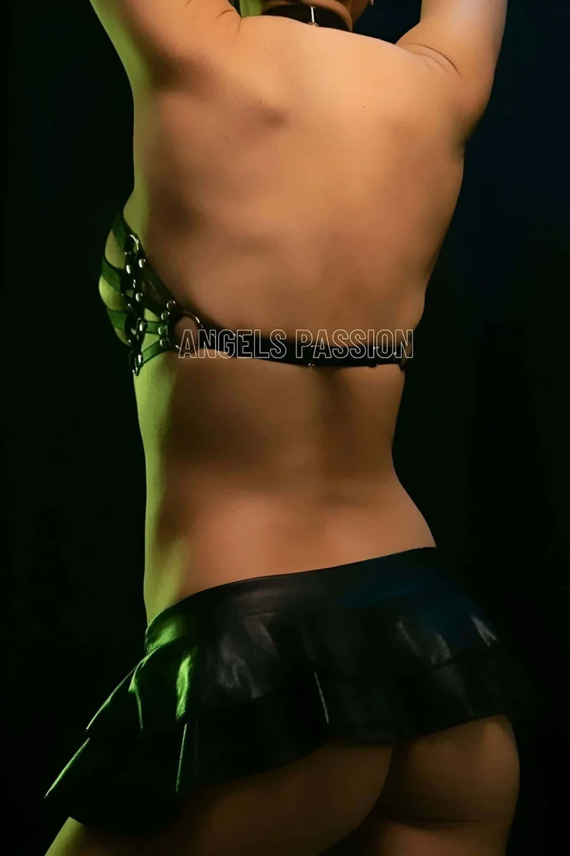 Fantezi Kadın İç Giyim, Elastik Sütyen Harness Harness - Brf564