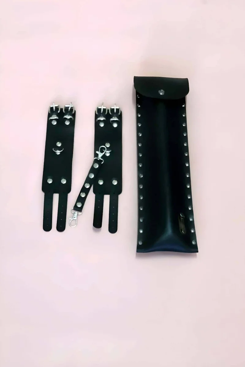 Kelepçe - Kırbaç Set, Kırbaç Takım, Fantezi Kelepçe Takım - Brf1304