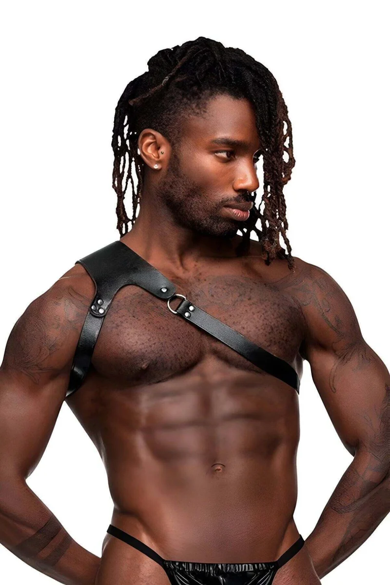 Tek Omuz Erlek Harness, Erkek  Clubwear, Dancewear, Fantazi Giyim - Brfm153