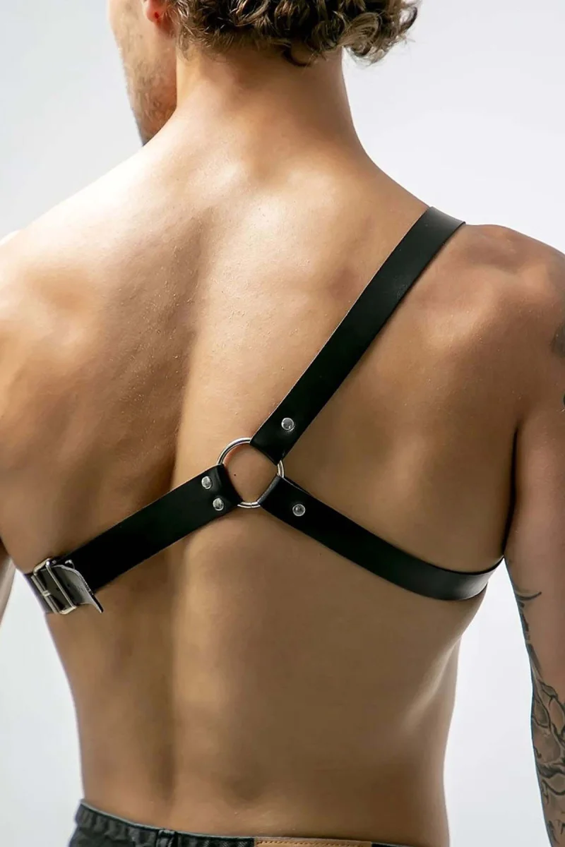 Tek Omuz Deri Erkek  Harness - Brf211