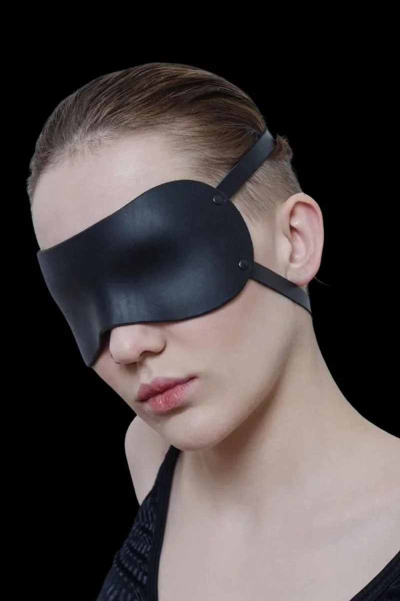 Düz Siyah Maske Uyku Gözlüğü