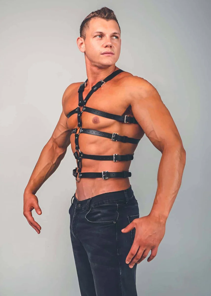 Erkek  Fantazi Giyim Gay Harness - Brfm54