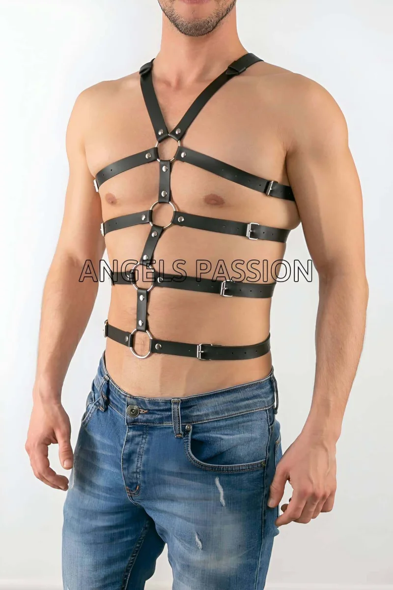 Erkek  Fantazi Giyim Gay Harness - Brfm54