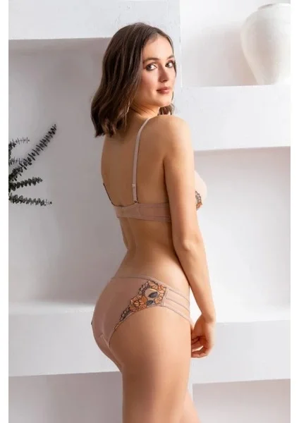 Gallipoli 31921 Çiçek Desenli Sütyen Takımı