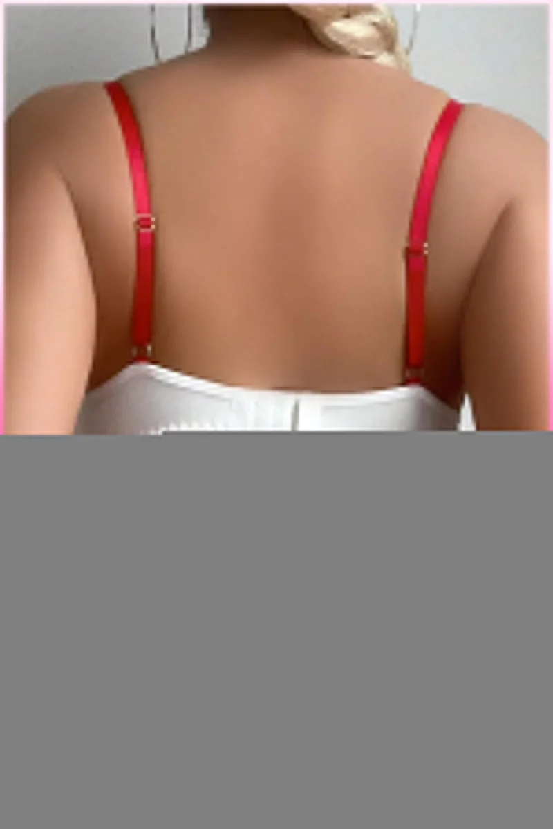 Beyaz Balenli Seksi Hizmetçi Kostüm