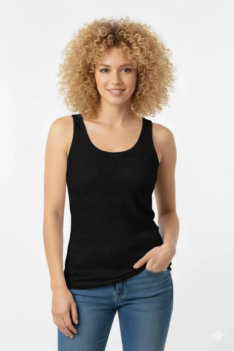 Dorya Dantelli Kalın Askılı Atlet 1031