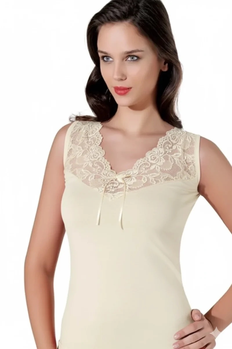 Şahinler Dantelli V Yaka Atlet B398