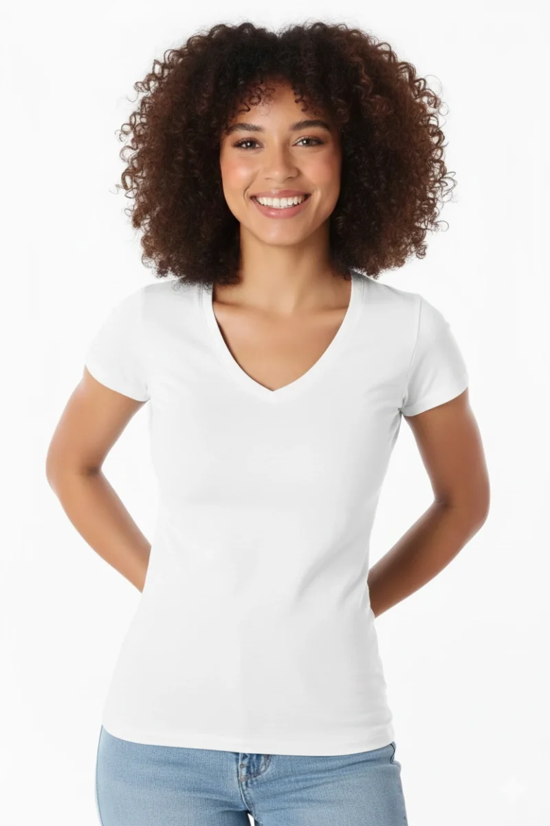 Berrak Bayan Kısa V Yaka 2132