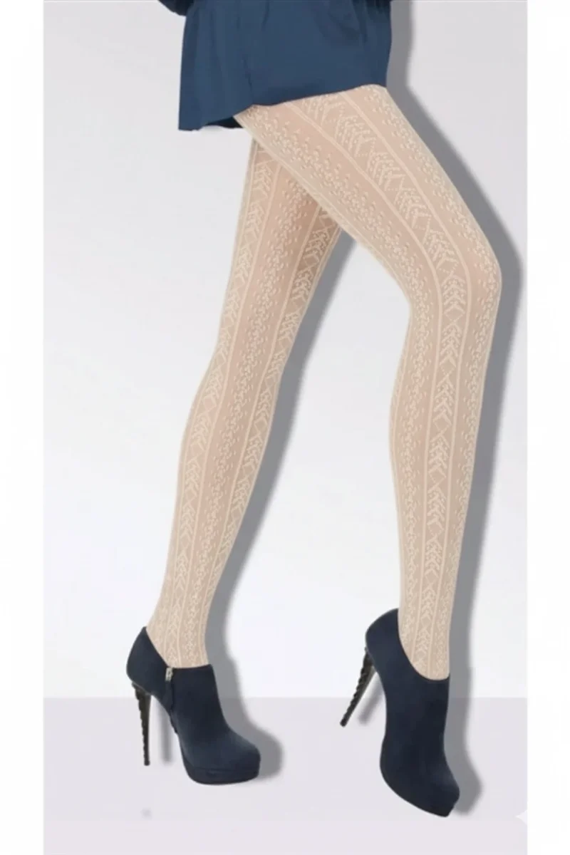 Daymod Kadın Amatista Micro File Desenli Külotlu Çorap