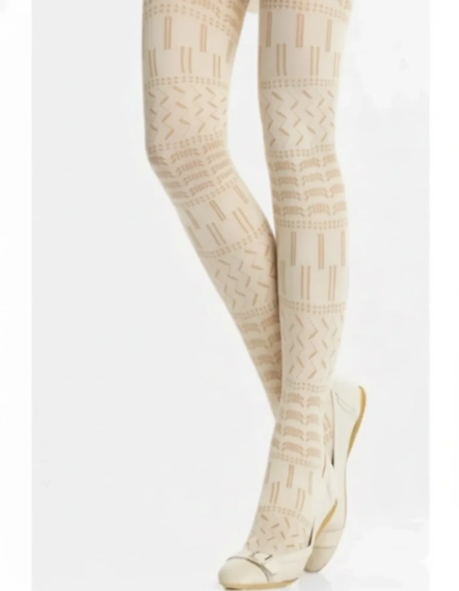 Daymod Daisy File Desenli Kadın Külotlu Çorap