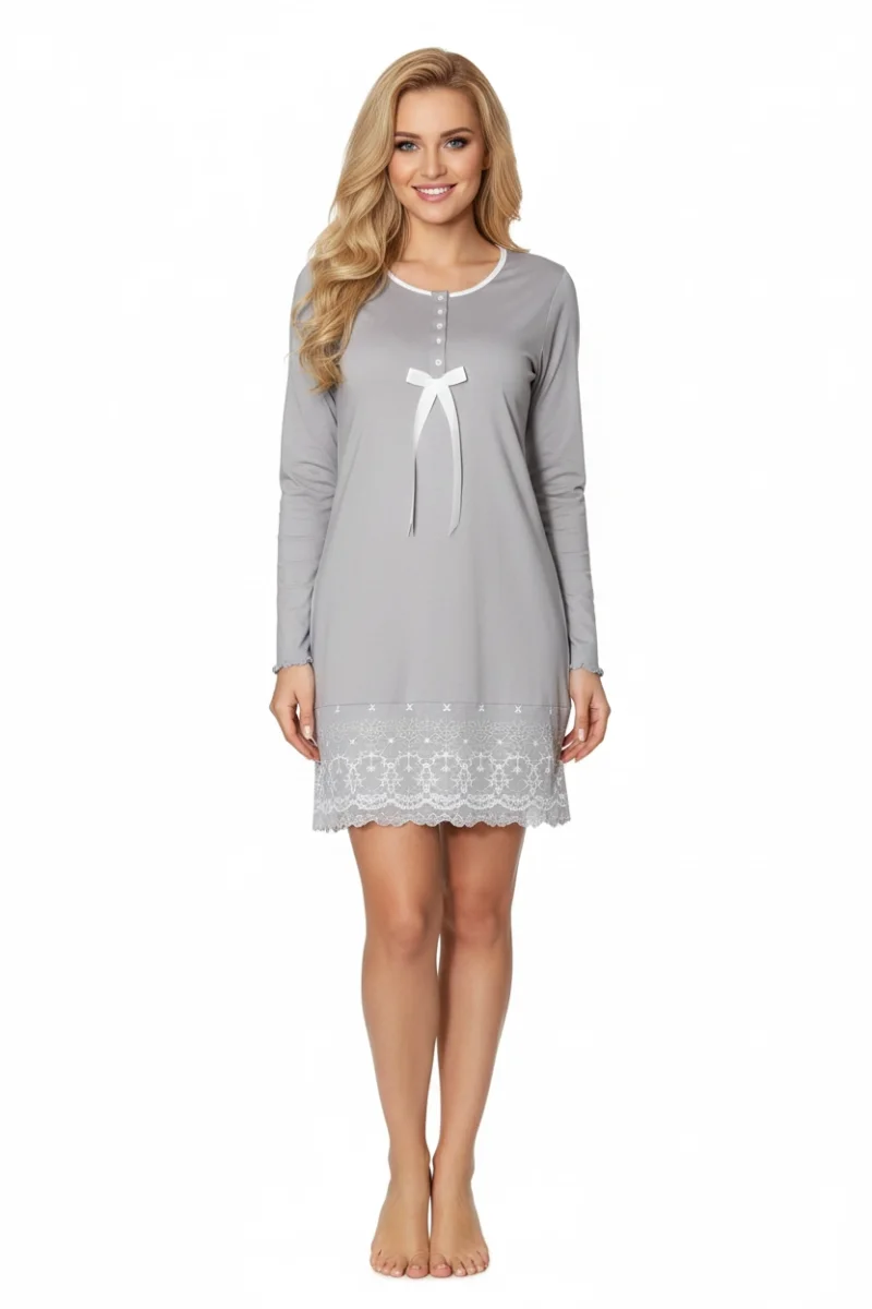 Şahinler Kadın Zakkum Dantelli Gecelik 21809