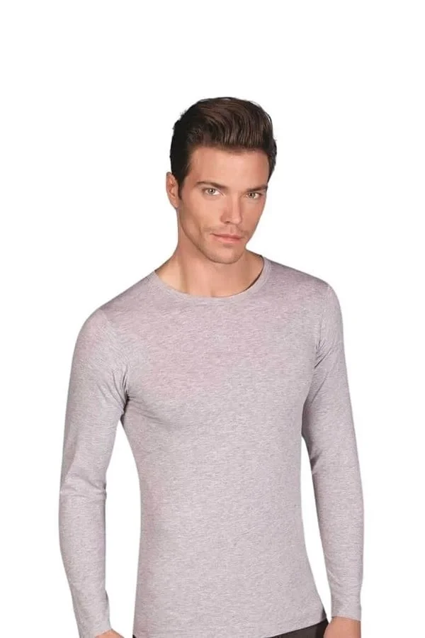 Berrak Erkek  Likralı Süprem Uzun Kol Bisiklet Yaka Badi 1025