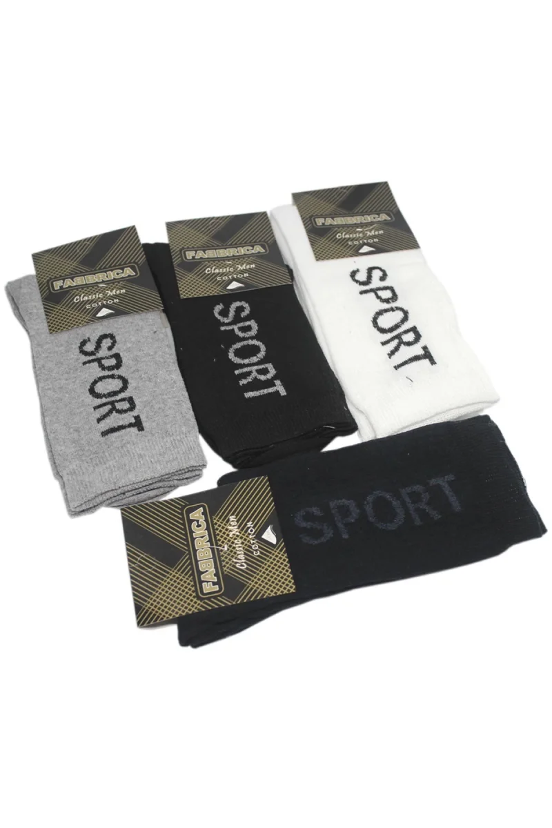 Fabbrica Sport Pamuklu Likralı Erkek  Çorap Adet
