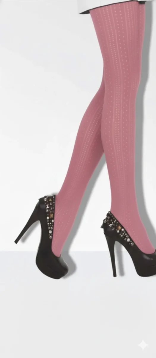 Daymod Kadın Marry Micro File Desenli Külotlu Çorap