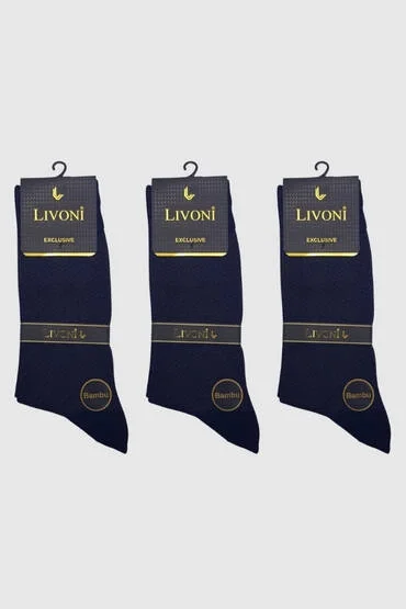 Livoni Dikişsiz Bambu Erkek  Çorap