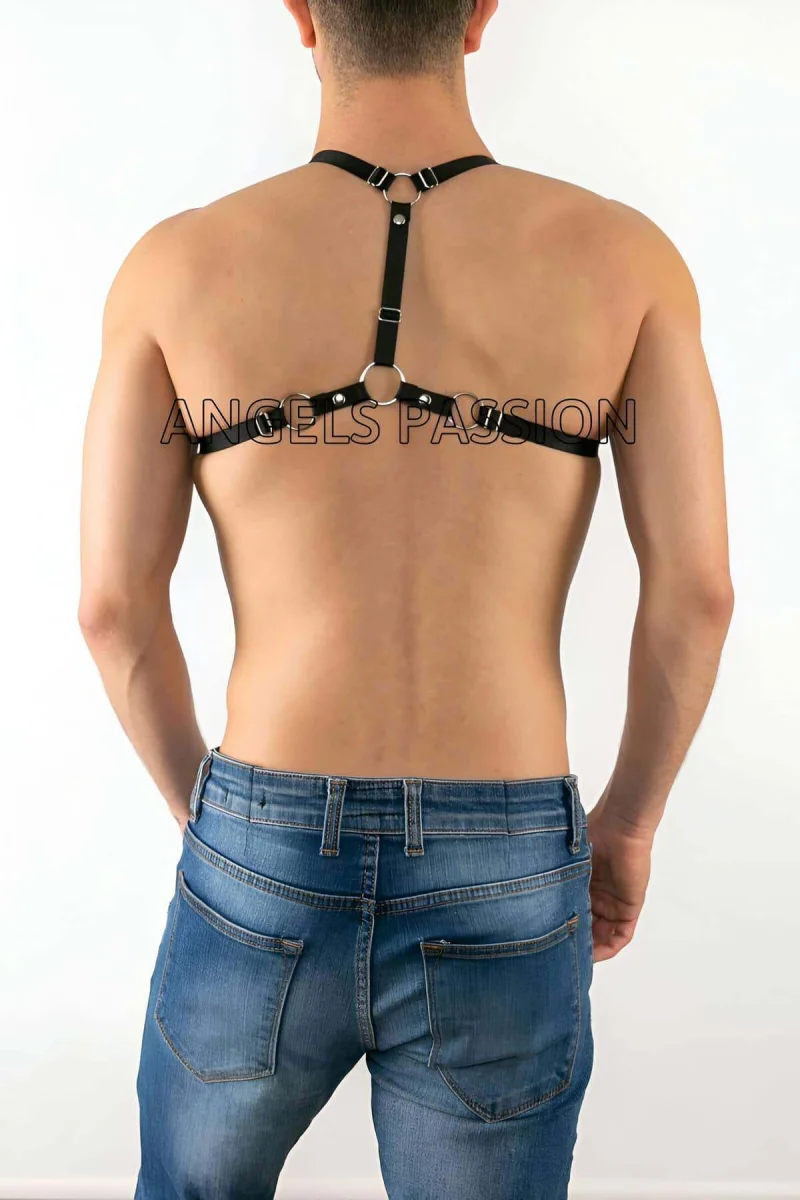 Seksi Erkek  Üst Lastik Harness - Brfm59