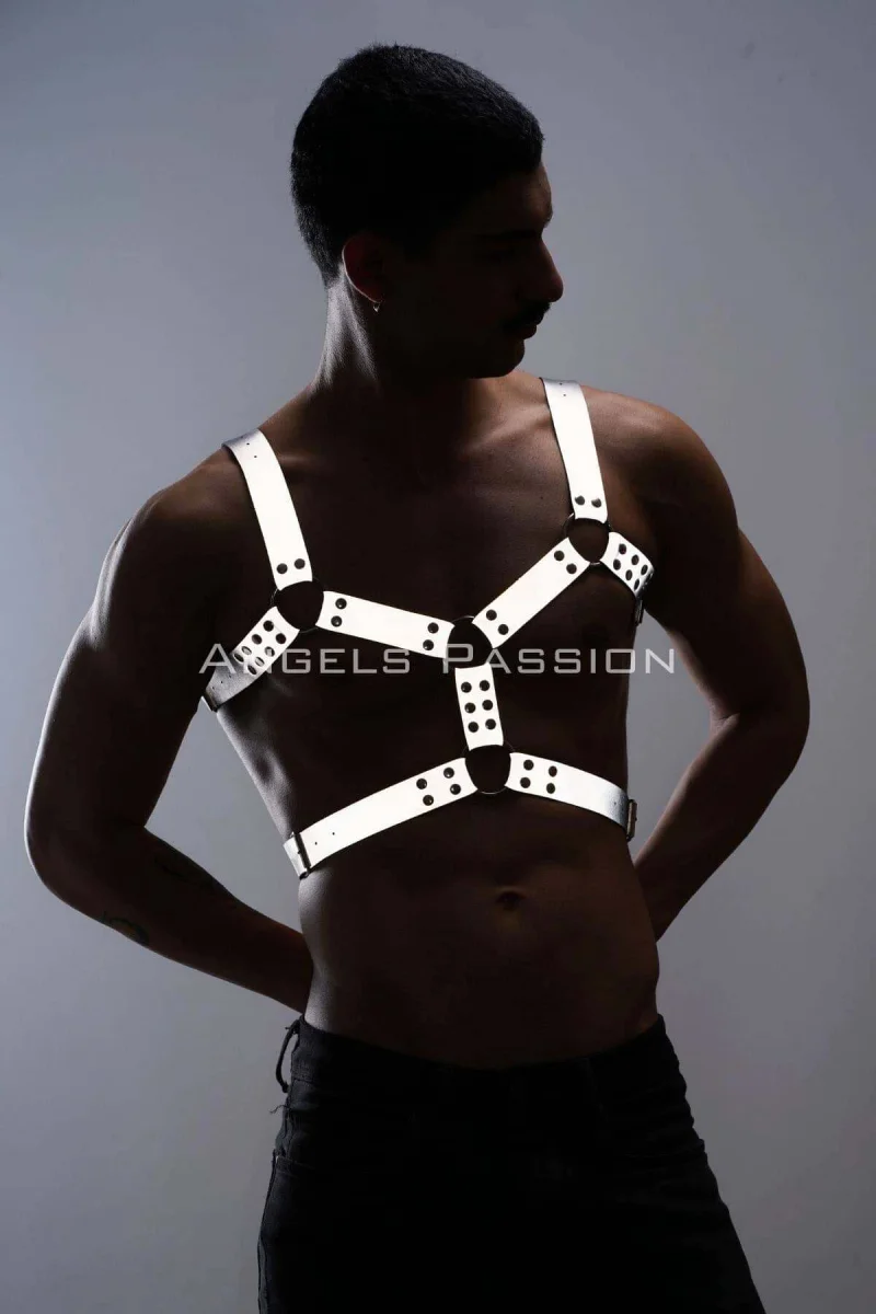 Erkek  Göğüs Harness - Reflektörlü (karanlıkta Yansıyan) Göğüs Harness - Brfm78