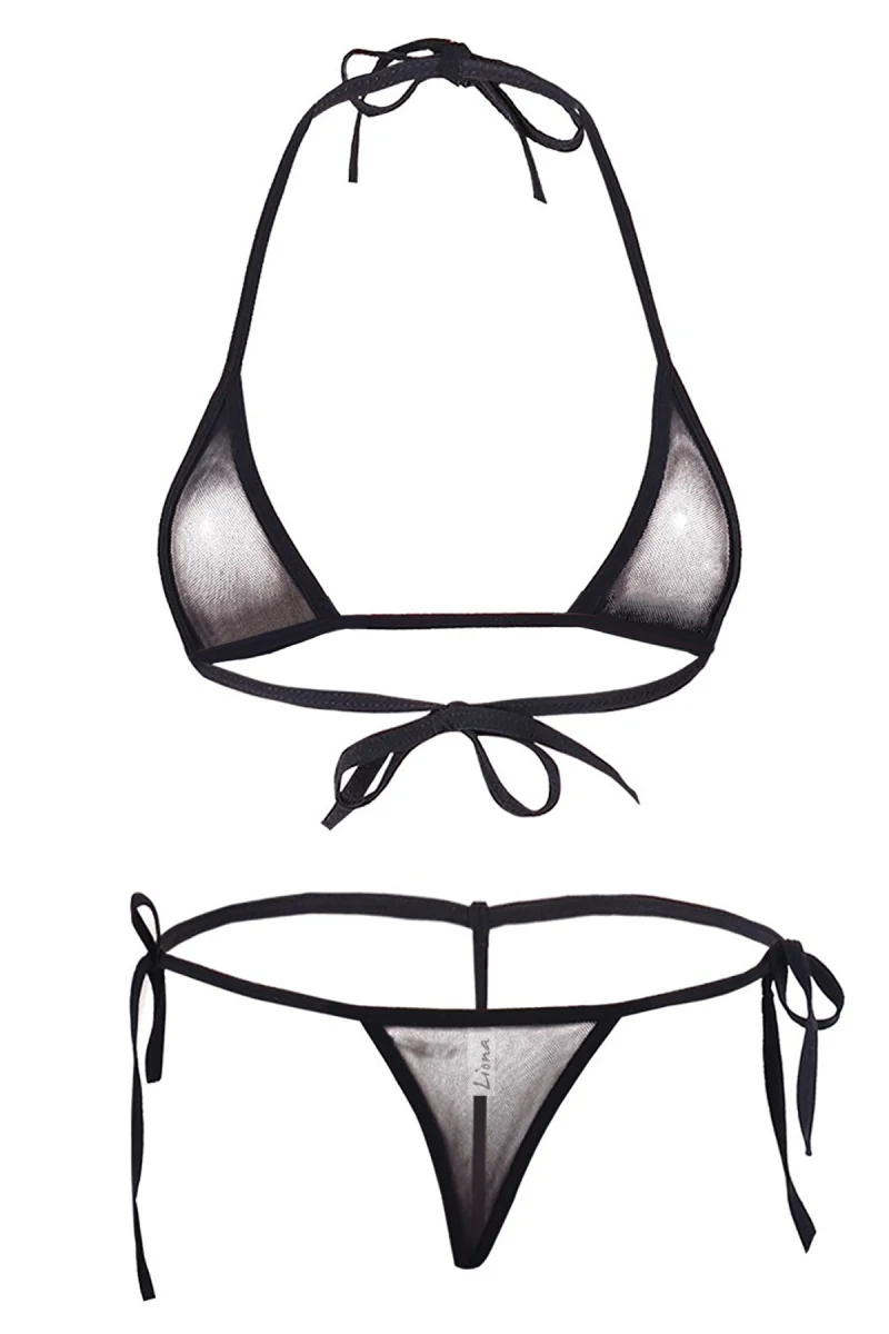 Büyük Beden Siyah Fantezi İç Çamaşırı Takımı