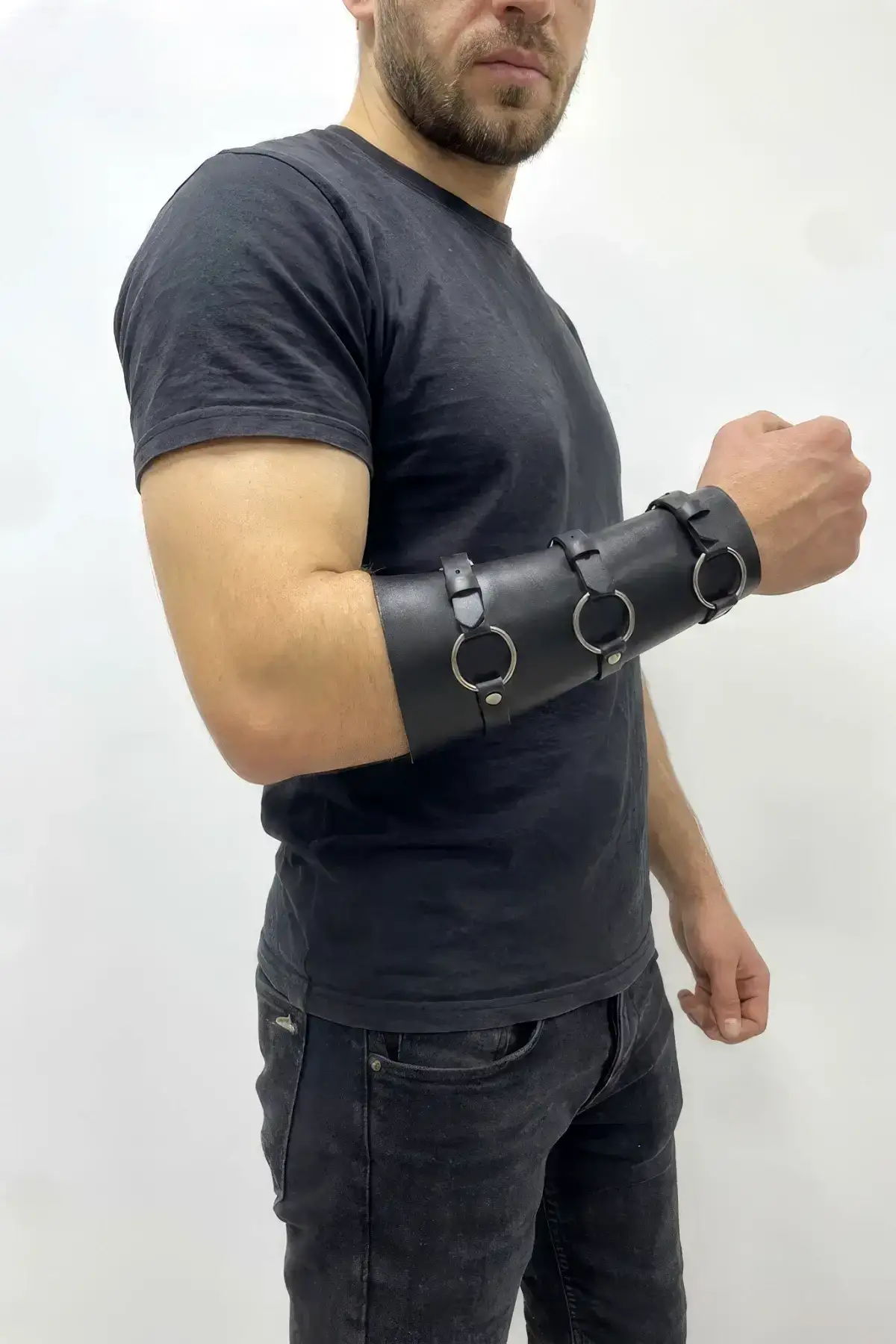 Erkek  Deri Kol Takısı Vücut Aksesuar Brfm238