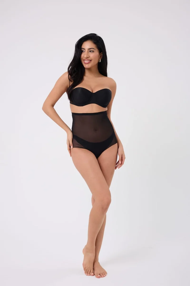 Freshness 0006 Lazer Kesim Tül Yüksek Bel Slip Korse