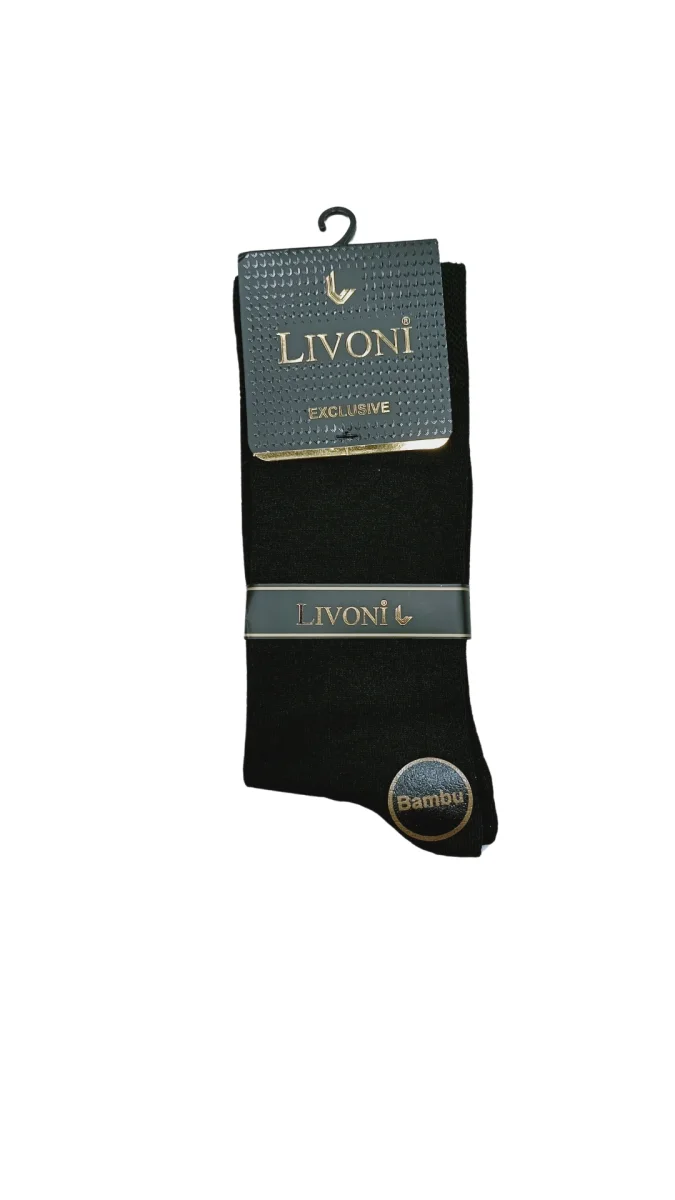Livoni Dikişsiz Bambu Erkek  Soket Çorap 3 Adet