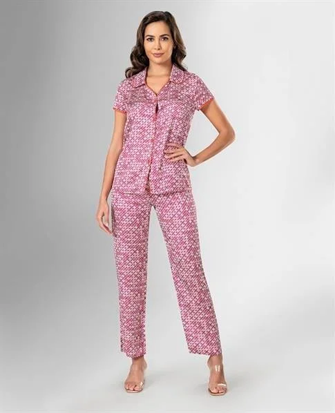 2'li Saten Pijama Takımı