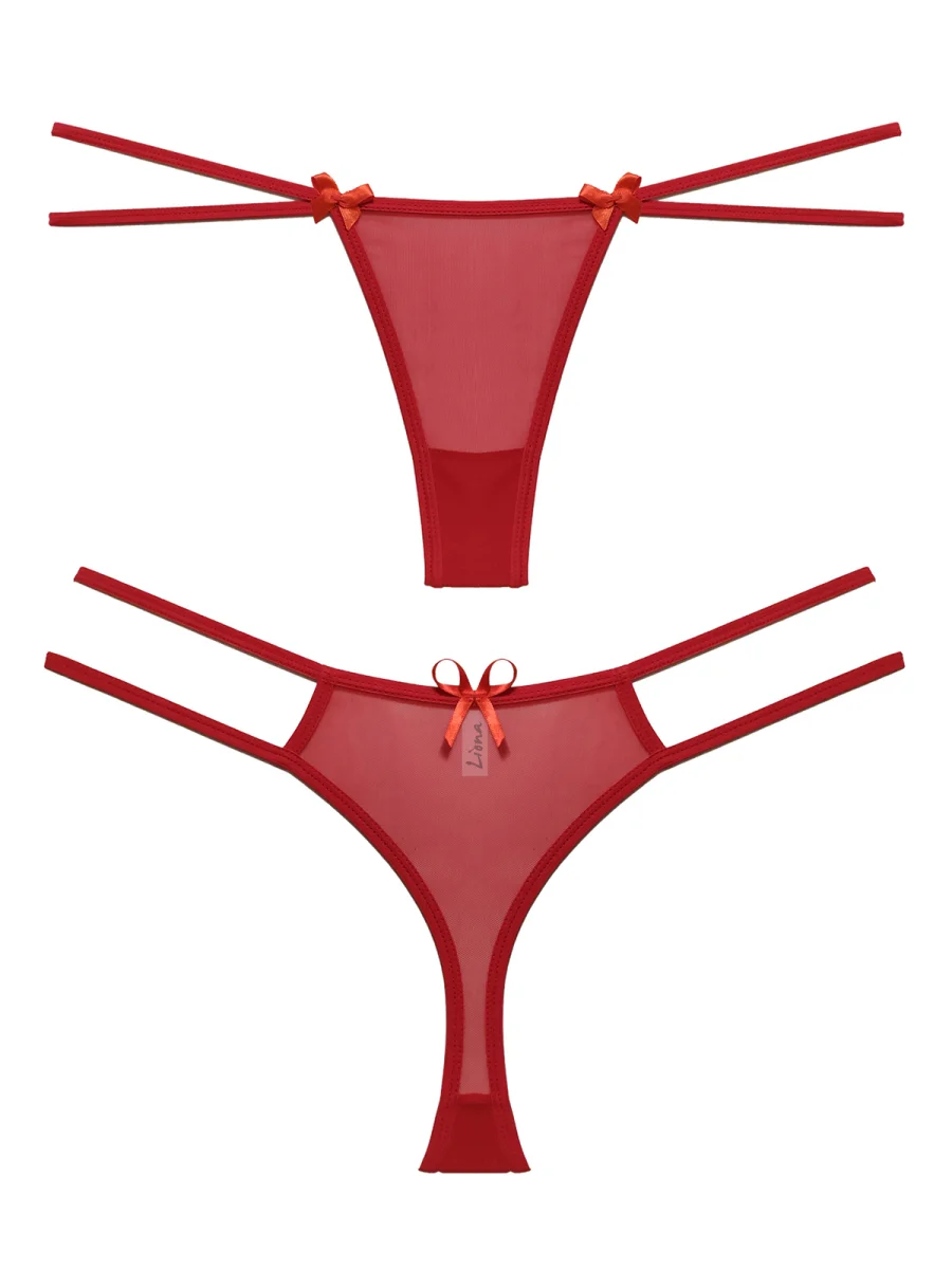 Kadın Fantezi Külot Kırmızı Renk